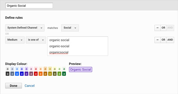 How to split Paid and Organic social traffic in Google Analytics